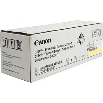Tiskárna Canon originální DRUM UNIT C-EXV47 YELLOW iR Advance C250/ C350/C351/C1335/C1325 Yellow až 33 000 stran A4 (5%)