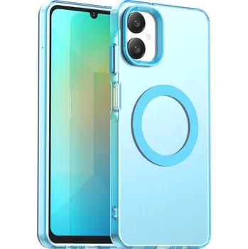 Pouzdro na mobilní telefon Techsuit CandyCase MagSafe pro Samsung Galaxy A06 modrá