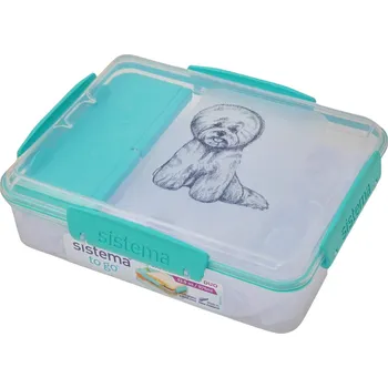 Dóza na potraviny Svačinový box Sistema - bišonek (objem 975 ml)