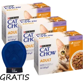Krmivo pro kočku PURINA Cat Chow Krmivo pro dospělé kočky s jehněčím masem a zelenými fazolkami v želé 30x85g