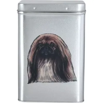 Dóza na potraviny Plechová dóza - pekinéz (objem 1,5 l)
