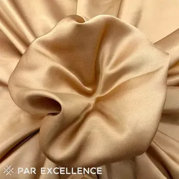 Party dekorace Viskozový satén zlatobéžový