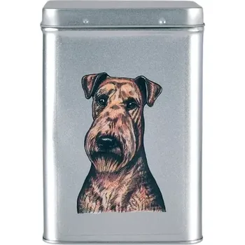 Dóza na potraviny Plechová dóza - erdelteriér (objem 1,5 l)