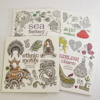 omalovánky Antistresové omalovánky Fresh LUX 260x260mm 36 listů - mix motivů 1