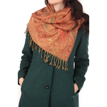 Šála TopMode Vzorovaná šála s třásněmi 596308