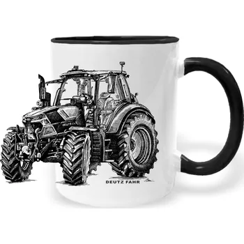 Hrnek - traktor Deutz-Fahr Barva: Černá