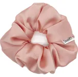 Scrunchie růžová z pravého hedvábí