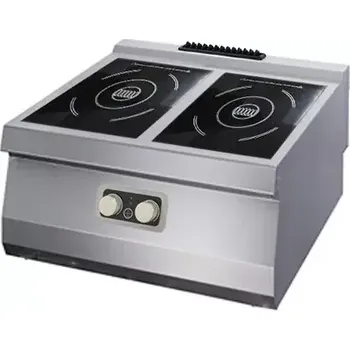 Vařič Maxima Indukční vařič pro vysoké zatížení - 2 hořáky - elektrický - dvojitá jednotka - hloubka 70 cm | 09398201