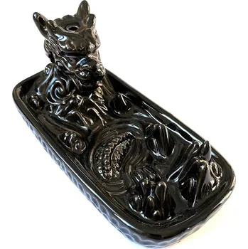 Hra na zahradu Stojan na tekoucí dým Drak