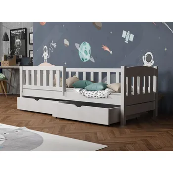 Dětská postel Dětská postel s úložným prostorem Bolek Barva dřeva: Bílá barva, Rozměry: 80x180