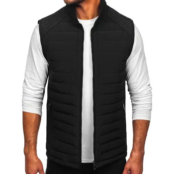 Pánská vesta Černá pánská prošívaná vesta Bolf 31M5062 - M/50