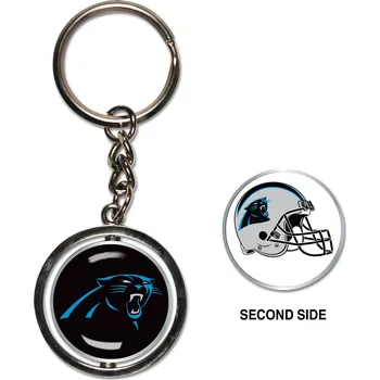 Přívěsek Wincraft Přívěšek na klíče Carolina Panthers NFL Spinner Key Ring
