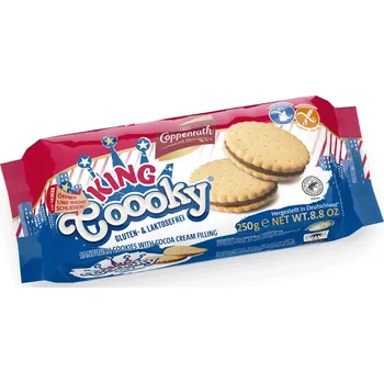 Sušenky COPPENRATH 250 g - kakaové BEZ LEPKU, BEZ LAKTÓZY - VÝPRODEJ !!! DMT: 9/2025 (Slepované Královské Coooky bez lepku a laktózy)