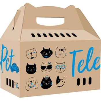 přepravka pro zvíře CoLLaR TelePet - ekologická přepravka na zvířata (do 8kg)