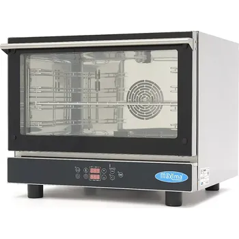 Vestavná trouba Maxima Kombinovaná parní Trouba - vhodná pro 4 Zásobníky (1/1 GN / 60 x 40 cm) - Digitální Displej - 400V | 08500203
