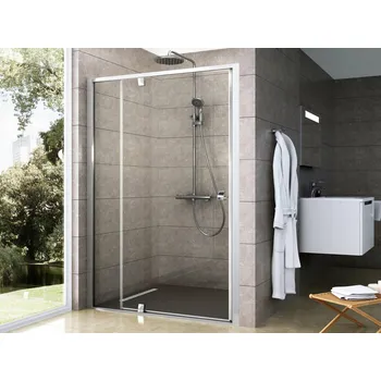 RAVAK Sprchový kout Ravak Pivot PDOP2/PPS 120x100 rohový, satin/transparent 03GG0U00Z1;90GA0U00Z1