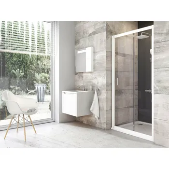 RAVAK Sprchový kout Ravak Blix BLDP2/BLPS 120x80 rohový, bílá/transparent 0PVG0100Z1;9BH40100Z1