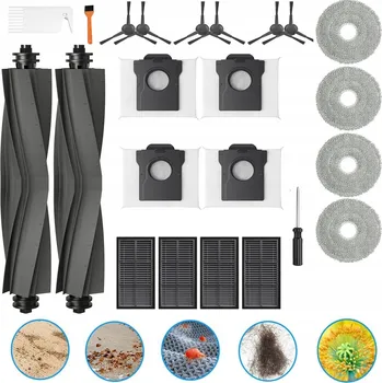 Robotický vysavač Sada kartáčů, filtrů, mopů a sáčků pro Dreame X40 Ultra Complete/L40