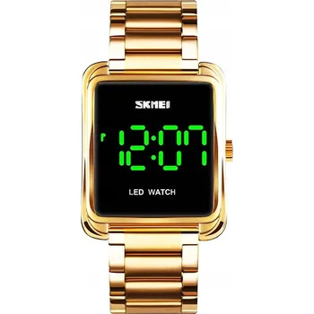 Hodinky Pánské hodinky / SKMEI / LED / náramek / dotykový displej / zlaté / černé