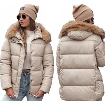 Dámské oblečení DStreet dámská prošívaná bunda s kapucí TY4710 velikost XL