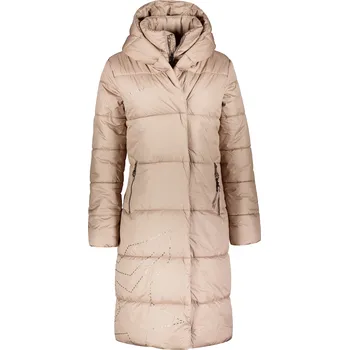 Dámský kabát Dámský kabát KIXMI VENECIA BÉŽOVÁ XL