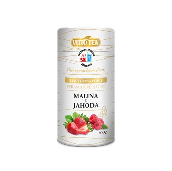 Čaj TUBUS Hot & Cold Malina a Jahoda 45 g VITTO TEA