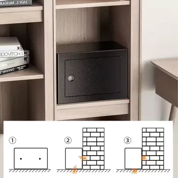 Trezor Domácí a kancelářský trezor na klíč 23 × 17 × 17 cm