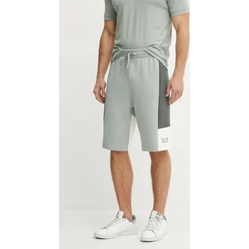 Pánské kraťasy Kraťasy EA7 Emporio Armani pánské, zelená barva, AF12660.7M000280 97X, vel. L