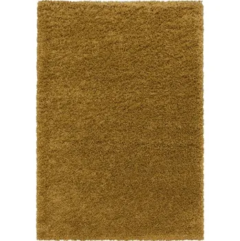 Koberec Kusový koberec Sydney shaggy 3000 gold Varianta: Kruh průměr 80 cm
