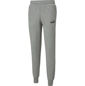 Pánské kalhoty Pánské tepláky PUMA ESS SWEATPANTS FL CL 682614-07 ŠEDÁ S