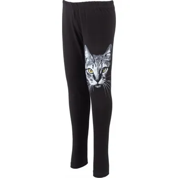 Dívčí legíny Legíny s potiskem kočky, zelené oči, Tup Tup, vel. 140