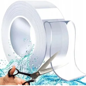 Lepicí páska Oboustranná voděodolná průhledná páska Realne Ceny 3 m x 30 mm
