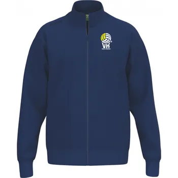 Pánská mikina ERIMA MIKINA NA ZIP 153 VK KARLOVARSKO - Tmavě modrá - velikost XXXXL