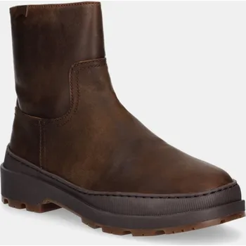 Dámské kozačky Kožené kotníkové boty Camper Brutus Trek dámské, hnědá barva, na platformě, K400782-005 K400782.005 88X, EUR 37