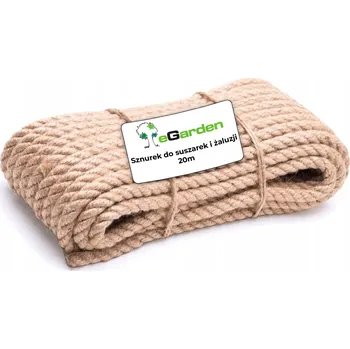 Železářství Jutový provaz 12mm Šňůra Lano 20m eGarden
