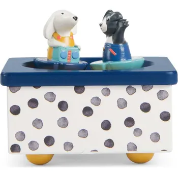 Hudební nástroj pro děti MOULIN ROTY Hrací skříňka Puce & Pilou