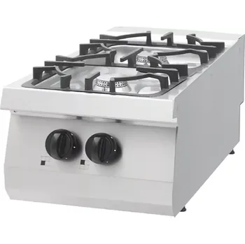 Sporák Maxima Heavy Duty sporák - 2 hořáky - samostatná jednotka - hloubka 70 cm - 15 kW - plyn | 09396117