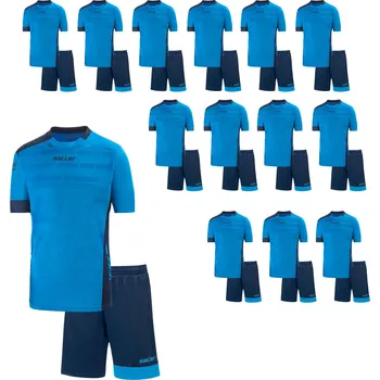 Saller PORTO - Set 14 dresových kompletů BARVA: 140 světle modrá-tmavě modrá, Velikost: M - Profesionální sada dresů pro týmy
