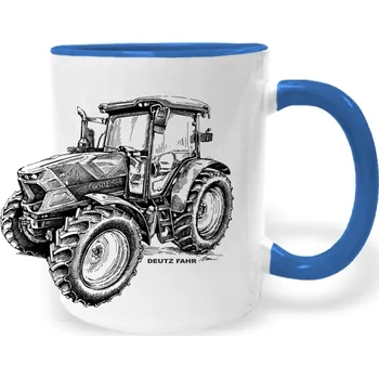 Hrnek - Deutz-Fahr 6135C Barva: Modrá
