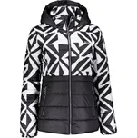 Dámská bunda KIXMI VERONICA ČERNÁ/BÍLÁ 4XL