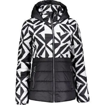 Dámská bunda KIXMI VERONICA ČERNÁ/BÍLÁ 4XL