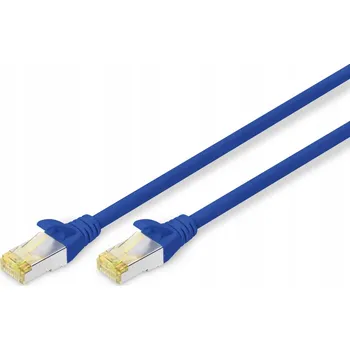 Síťový kabel Síťový kabel Digitus 0,25 m Cat6a S/FTP modrý