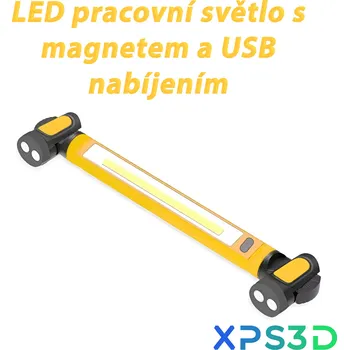 led svíčka Silné LED pracovní světlo s USB‑C nabíjením