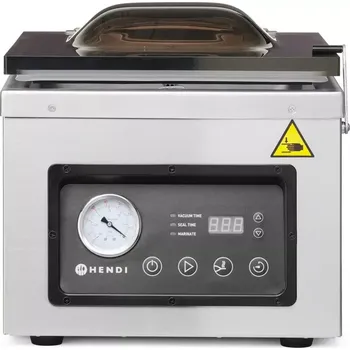 Vakuovačka Vakuová balička - komora, HENDI, Profi Line, těsnicí lišta 260 mm, 240V/1000W, 330x480x(H)361mm | 201428