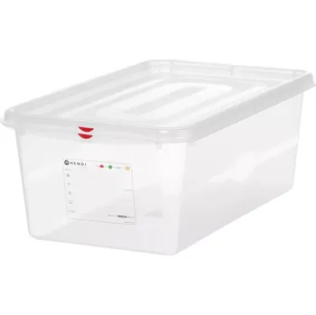 Nádoba GN 1/1, polypropylen, HENDI, GN 1/1, 28L, Průhledná, 530x325x(H)200mm | 873366