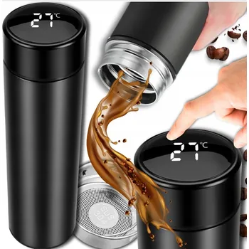 Termohrnek TERMOHRNEK 500ML S DOTYKOVÝM LED DISPLEJEM NA KÁVU ČAJ