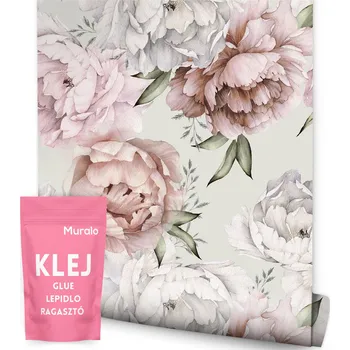 Fototapeta Tapeta v roli Malované PIVOŇKY v anglickém stylu