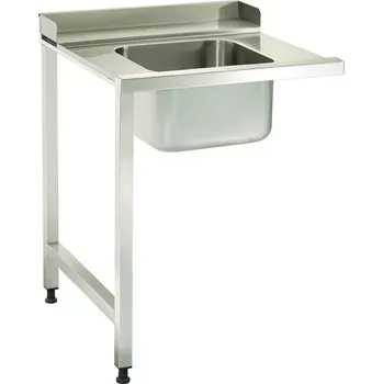 Jídelní stůl Maxima Stůl na mytí nádobí s dřezem - 120 x 75 cm - levý | 09201033