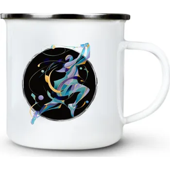 Rytmus kurtem - Plechový hrnek VELKÝ 400ml (500 ml po okraj) - 400 ml