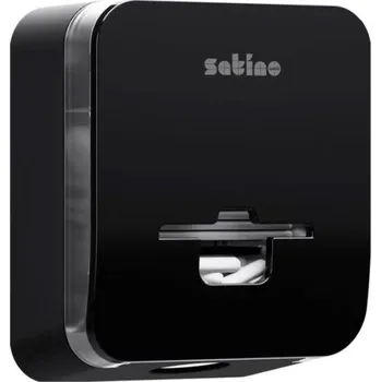 Dávkovač mýdla Zásobník na hygienické potřeby Satino 3v1, černý